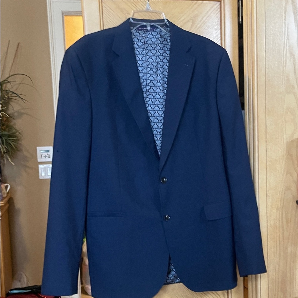 Ted baker men’s navy blue blazer jacket size 44